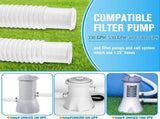 Pool Hoses for Above Ground Pools,1.25 x 59 Inch Filter Hose,Compatible with Intex Pump 607,637 With V1259-DP01-A-5715