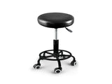 Levede 2x Salon Stool Swivel Bar Stools T4498-BKSTANDX2