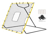Baseball And Softball Rebounder Net, 4 x 4.5 Feet PitchBack Baseball Nest for Pitching and Fielding V952-BQHDWPWJDKD41TLV7V0