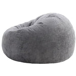 Jumbo Cord Beanbag Chair Cover Unfilled Large Bean Bag - Grey V63-842991