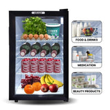 Kolner 70L Mini Bar Fridge Glass Door Beverage Cooler Wine Drinks Refrigerator FDG-YGE-BC-70L
