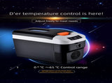 10L Portable Electric Cooler & Warmer Car Fridge with Digital Display 12V/240V Dual Power for V888-ELOSUNG44503