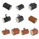 Multi Slot Sunglasses Organizer Foldable Glasses Jewelry Storage Box Portable PU Leather Eyeglasses V1294-YM0715-10328168