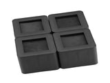 4pcs Set Furniture Leg Risers PP Plastic NOn Slip Riser for Table Desk Bed Sofa Black Color V1294-YM0901-JY05059