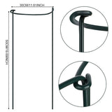 Plant Support Plant Stake Half Round Plant Support Ring Garden Flower Support Plant Support Stakes V1294-YM0901-181203LY0143