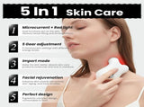 Microcurrent Facial Device,Latest Red Light TechnologyEnhances The Ability to Lift The Face and V1107-110-32898-WHT-15CM
