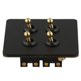86 Type Stainless Steel Panel Wall Toggle Light Switch Brass Rod 1Way 2Way 2 Gang Smile Home 4 Gang V1189-LWWAL-20260327-04411