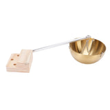 Essential Oil Bowl Golden Stainless Steel 12CM Round Fragrance Diffuser Cup Holder for for Sauna and V1294-YM0901-3111250075911