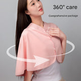 2 pcs Relaxing Winter Set - Purple Nursing Cape and Black Mini Humidifier Soothing Soft Postpartum V888-ELOSUNG53439