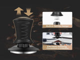 Tamper - Coffee tamper - Espresso tamper - 58 mm tamper - Aluminum and stainless steel V1188-MS-313-0851