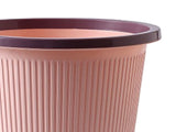 Trash Bin Plastic Exquisite Modern Garbage Container Can for Bathroom Kitchen Living Room Large Pink V1294-YM0710-3117230371814