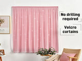 1.2x1.8m Self Adhesive Portable Blackout Curtains Easy to Install Bedroom Window V1294-YM0717-220902SM01-18
