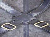 2x Pierre Cardin Professional Leather Apron Butcher Woodwork Barber Chef - Black V563-PC3433-BLACK_2X