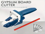 Professional Gypsum Board Cutter Kit with 5m Tape Measure & 5 Spare Blades Aluminum TPR Handle for V1232-QGJ001