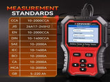 KW371 6V/12V/24V Battery Tester 4/5Pin Relay Tester 2 in 1 battery tester automotive with cranking V1107-806-52518