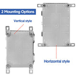 Electrical ABS Junction Box IP66 Waterproof Electrical Enclosure with Clear Hinged Cover and V985-ELECTRICALJUNCTIONBOX