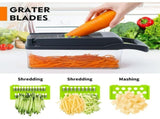 Vegetable Chopper, Pro Onion Chopper, 16 in 1Multifunctional Food Chopper, Kitchen Vegetable Slicer V1192-AZ-W-31101