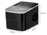 Spector Portable Ice Maker Machine Ice Cube Tray 15kg Bar Countertop Self Clean ICE1008-15KG-BK-AU
