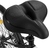 Comfortable unisex bicycle saddle with shock absorbers, breathable waterproof ergonomic design, V1188-MS-325-0803