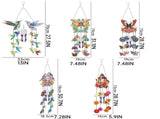DIY Diamond Art Painting Wind Chime, Three Dreamy Sun Catchers with Dot Painting Diamonds, Hanging V1366-AZ2-W-23963