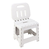 Folding Step Stool PP Thickened Portable Small Kids Step Stool with Handle for Outdoor Camping V1294-YM0901-3116240023212