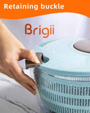 Salad Spinner, 4.24 Quart Lettuce Spinner with Double Drainage Holes, Salad Dryer for Washing, V1258-DP02-C-2
