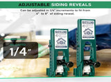 Siding Installation, Siding Mounting Kit for Use with 5/16-Inch Fiber Cement Sidings, Lap V1107-146-82088