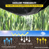 Weed Barrier, 5.8oz Landscape Fabric, 4ft x 300ft Cover Mat Heavy Duty Woven Grass Control V952-FCBY43005.8OZWK6GV0