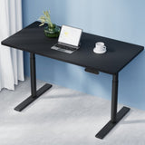 Artiss Standing Desk Motorised Electric Dual Motor Black 120CM HASD-B-M10-BKDF-BKDB-120