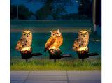 Garden Solar Lights Outdoor Decor- Resin Owl Solar LED Garden Lights-Waterproof, Energy Saving- Owl V1263-JX-1695