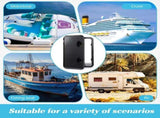 2 Pcs Marine Boat Deck Hatch Boat Access Hatch & Lid, 180 Hinge Strong Recessed Handle for Marine V1258-DP02-C-3045