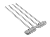 Swivel Towel Bar Swing Out Towel Rack for Bathroom Wall Towel Holder 304 Stainless Steel 4 Arm V1294-YM0901-3112240047312