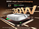 CHOETECH B812-SL WH Mini Bag Digital CCC Certified 10000mAh 30W Fast Charging Power Bank Gold with V28-ELECHOB812SL