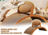 Interactive Cat Scratcher, Cat Scratching Post Design with Arch Bridge BallsStylish Cat Scratching V1192-AZ-W-33382