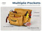 Yellow Gray adjustable tool belt, tool carrying belt, tool storage organizer, tool belt for V1347-148-GRA-01265