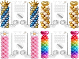2Pcs Adjustable Metal Balloon Column Stand Kit with Water Base for Birthday Wedding Party V1107-CS-CJBUDJLZ
