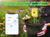 Soil Moisture Meter Smart Plant Water Sensor Temperature and Humidity Alarm Outdoor IPX5 Waterproof V1294-YM0901-HS7032