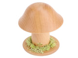 Mushroom Lamp Rechargeable Stepless Dimmable 3 Color Temperature Cordless Solid Wood 150&deg Rotatable V1294-YM0901-3119240147411