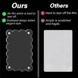 12 Piece Acrylic Magnetic Photo Frames for Refrigerator, 6 x 9 cm V1237-ZY-818-276