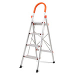 4 Step Ladder Multi-Purpose Folding Aluminium Non Slip Platform Household V465-82031