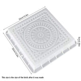 Concrete Mold Square DIY Paving Plastic Mold V1370-AZ4-07884