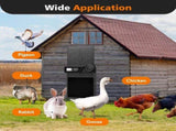 CARLA HOME Solar Automatic Chicken Coop Door with Timer, Light Sensor, Remote Control, Anti-Pinch, V178-36374