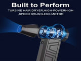 Car wireless snow blower 130,000 RPM high-speed turbine, 4 adjustable wind speeds, Type-C charging V1105-YACFJ-01