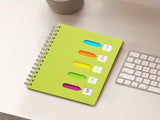5 Subject College Ruled,Small Spiral 5x7 with Removable Divider Tabs, Lined Spiral V1189-LWWAL-20260401-06162