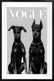Luxury Dog Artwork Framed W Glass Front 80x120cm V637-E646073