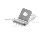 HOOWIFFY 100Pcs Stainless Steel Metal Wire Fence Clips for Quick and Easy Installation Fixing V1189-WXFWAL-20260326-02557
