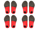 4X Pair Full Whole Insoles Shoe Inserts L Size Arch Support Foot Pads V274-GM-BI-INSOLE-FL-L4