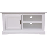 Laelia ETU Entertainment TV Unit 120cm 1 Door Solid Acacia Wood Coastal - White V315-VO-COAS-07