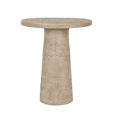 LOGAN CEMENT ROUND SIDE TABLE V742-60957
