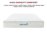 Double 30cm Green Tea Memory Foam Mattress Cooling Comfort with CertiPUR-US Certified Foam V63-826501